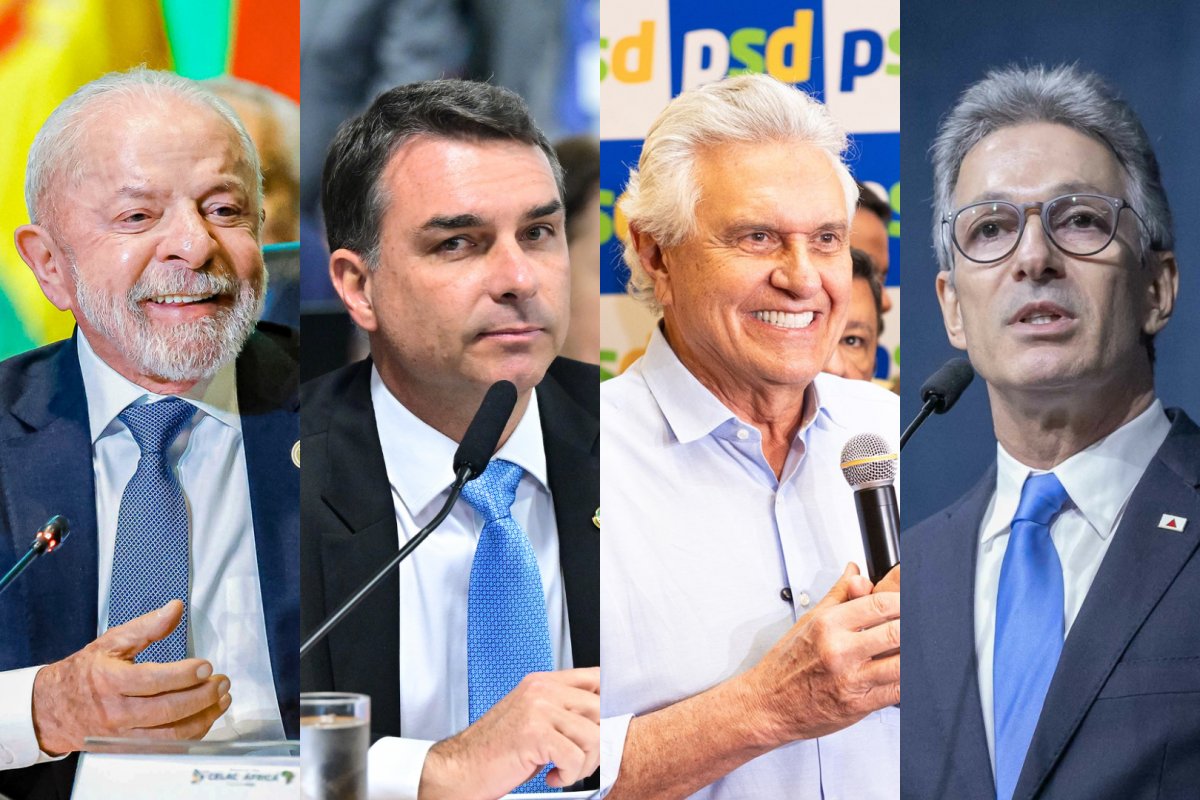 Lula empata com Flávio, Caiado e Zema no 2º turno das eleições, aponta pesquisa Nexus/BTG