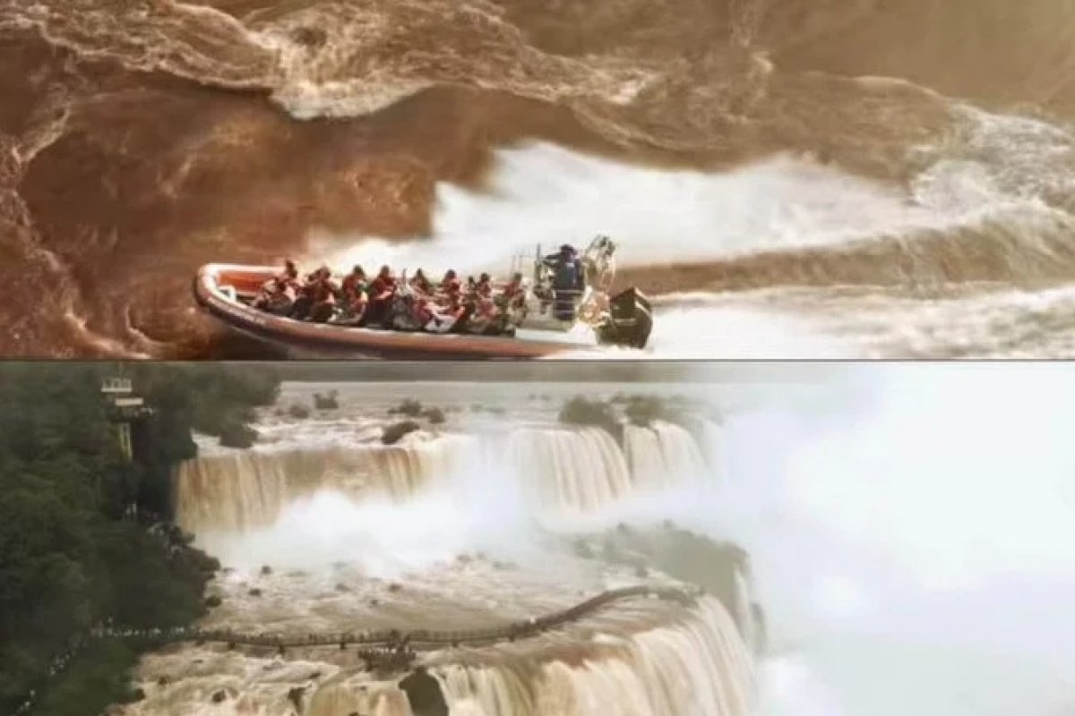 Vídeo: Turista holandês morre após barco em que estava virar no Parque Nacional do Iguaçu, no Paraná 