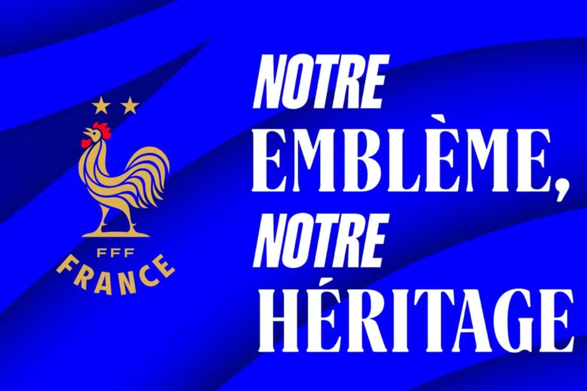 França apresenta novo escudo para as seleções e moderniza identidade visual