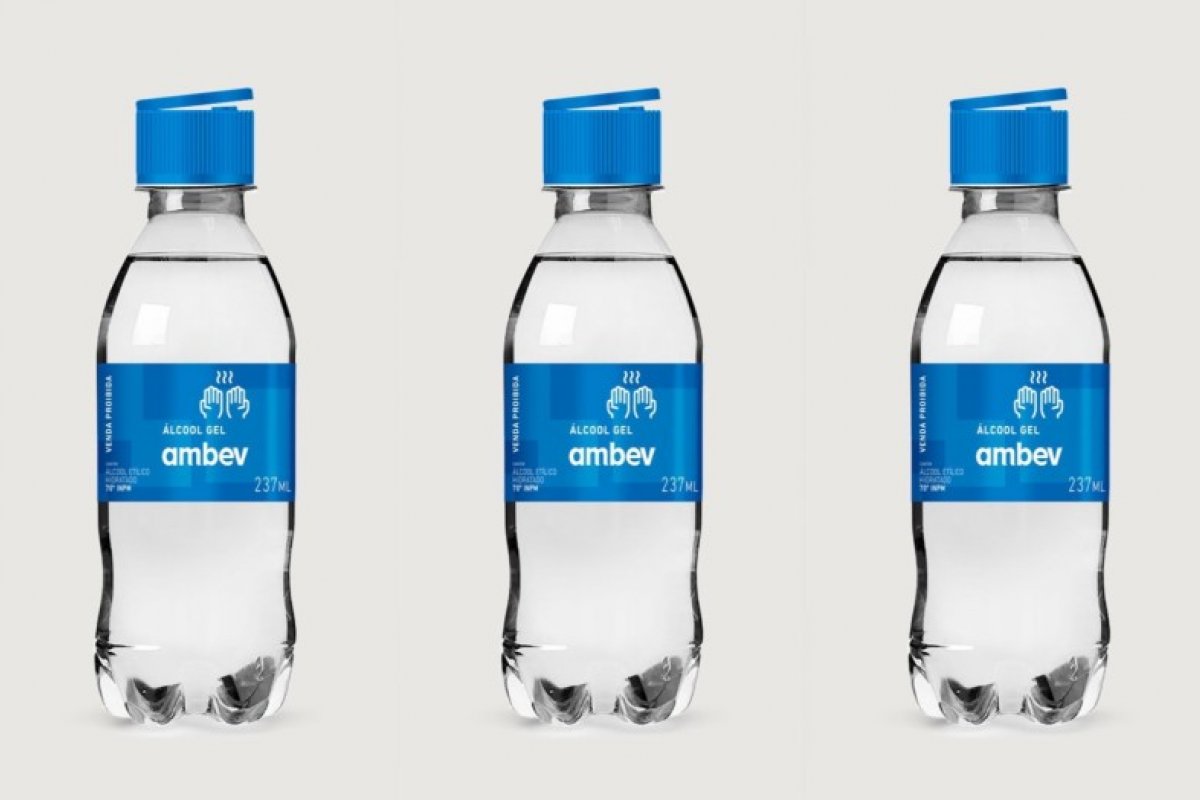Coronavírus: Ambev produz álcool gel para doar a hospitais públicos
