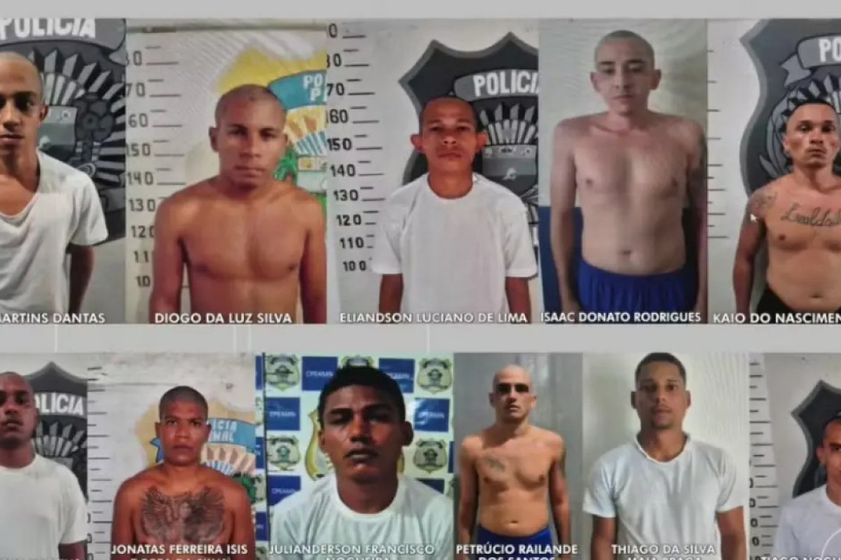 Grupo com 11 presos foge de presídio no RN após cavarem buraco na cela 