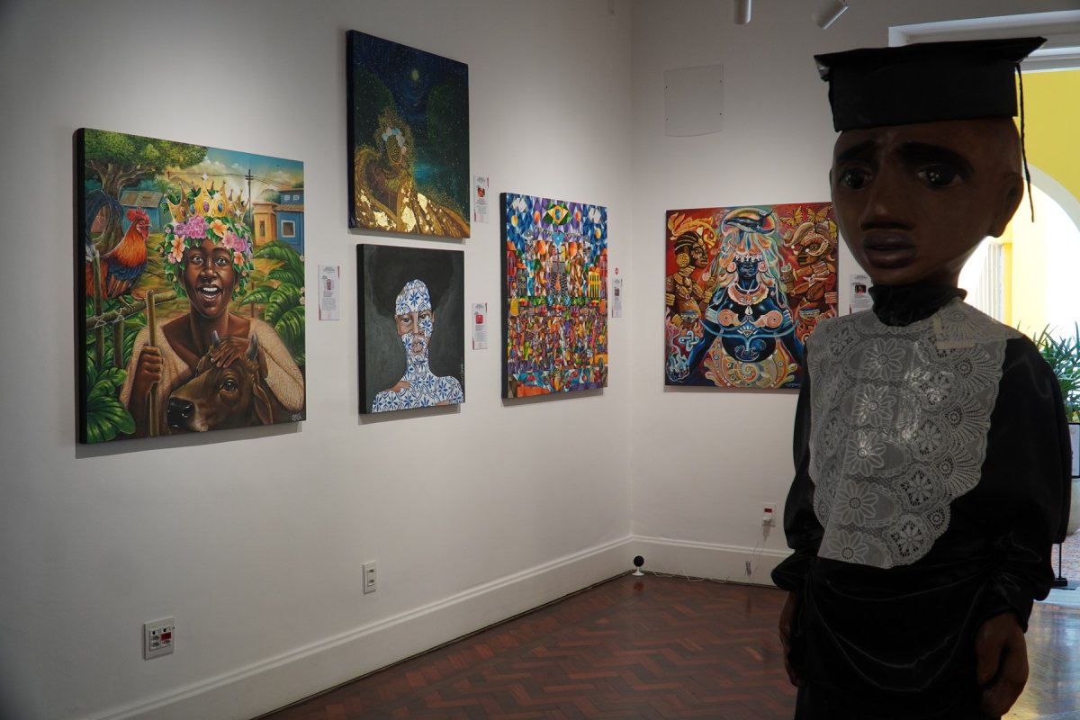 Goethe-Institut Salvador-Bahia sedia mostra gratuita com obras de artistas que marcaram a história das artes visuais do Pelourinho!