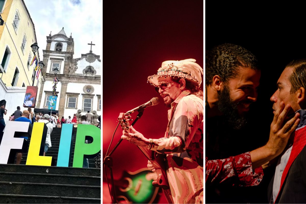 Flipelô, Geraldo Azevedo, OSBA e muito mais: confira o que fazer em Salvador neste fim de semana 