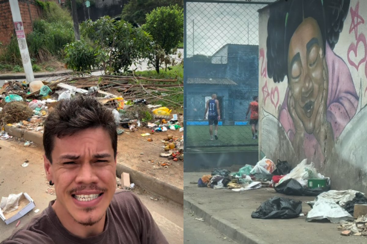 Vídeo: Professor denuncia sujeira em Salvador e questiona contrato bilionário de limpeza urbana