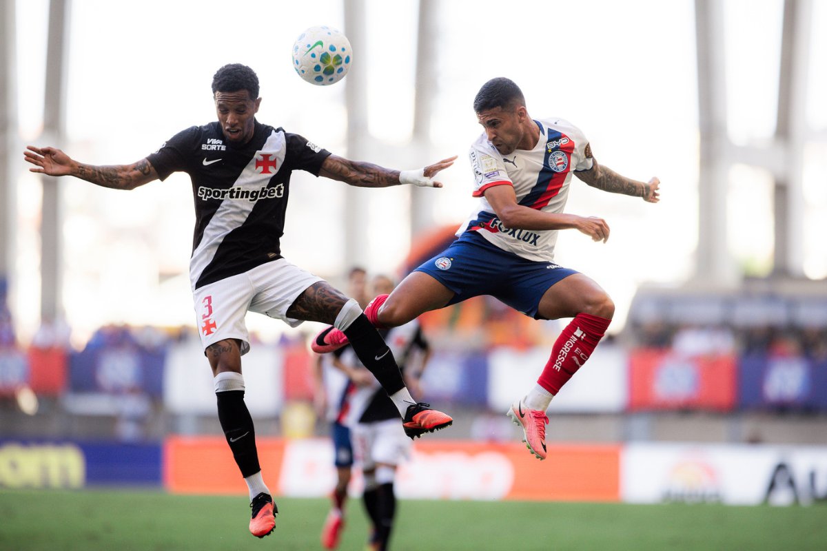 Bahia fica no empate sem gols com o Vasco e é vaiado na Fonte Nova