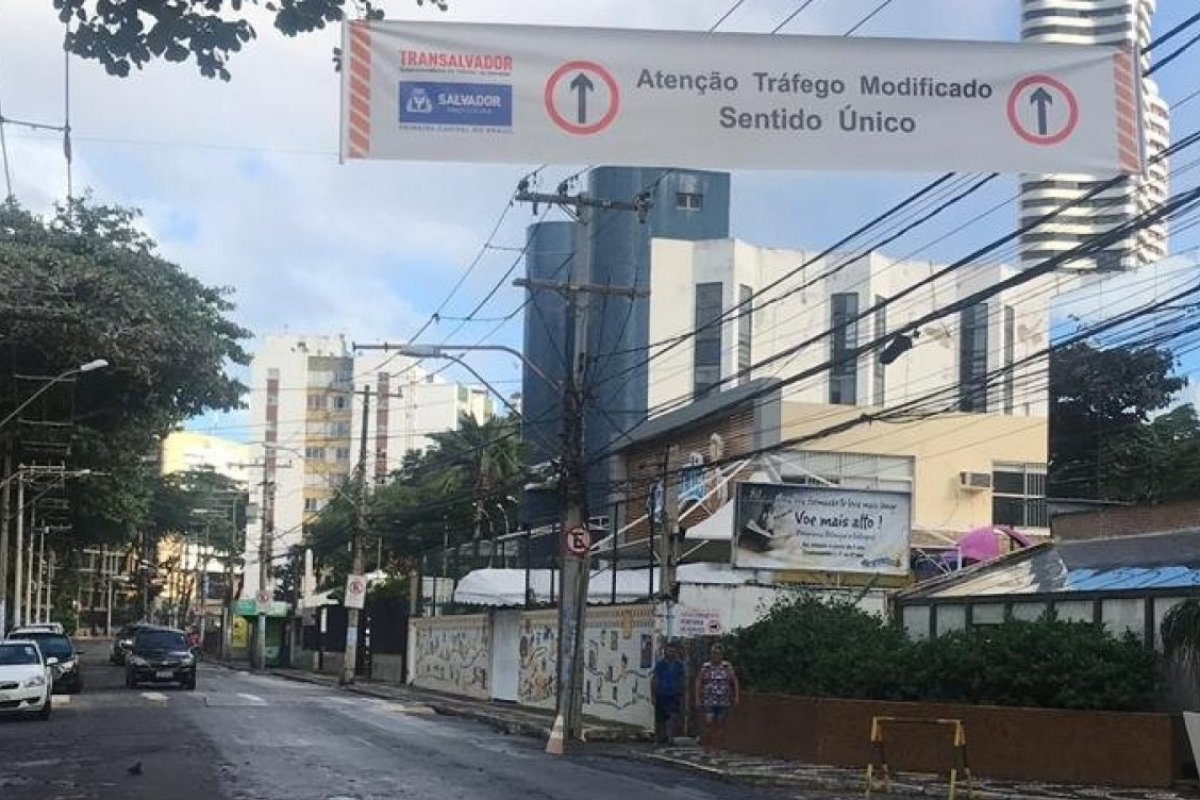 Tráfego é modificado em Ondina a partir desta quarta-feira, 26