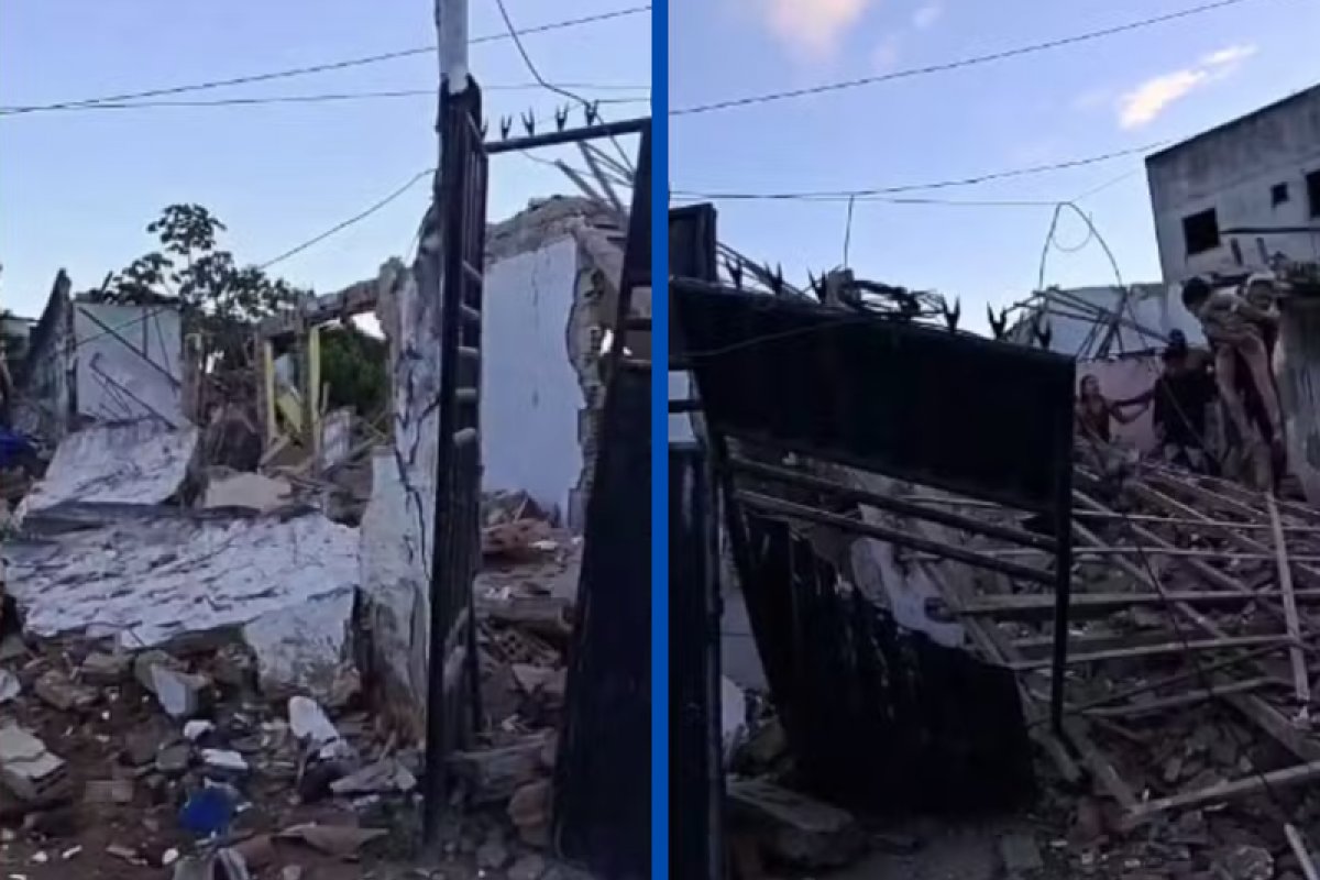 Explosão destrói casas e deixa três feridos no Recôncavo da Bahia
