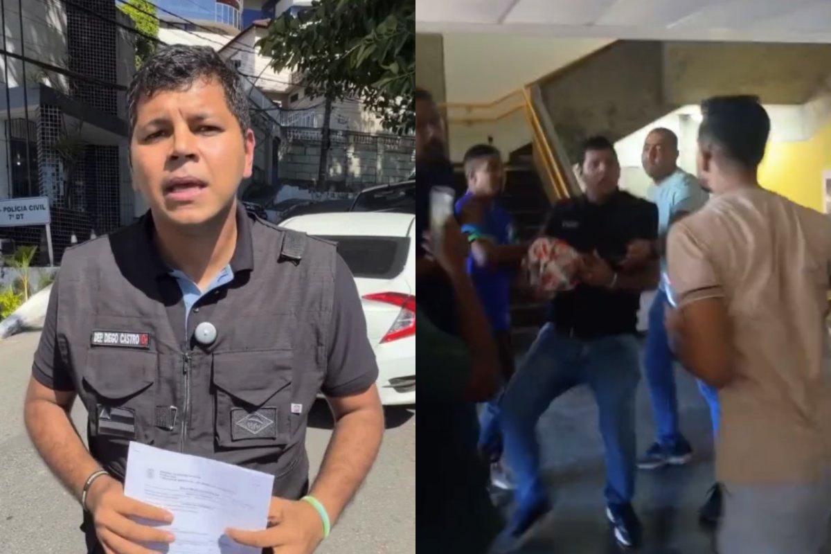 Vídeo: Após confusão com estudantes da UFBA, Diego Castro registra Boletim de Ocorrência: "Fomos agredidos por militantes da esquerda"