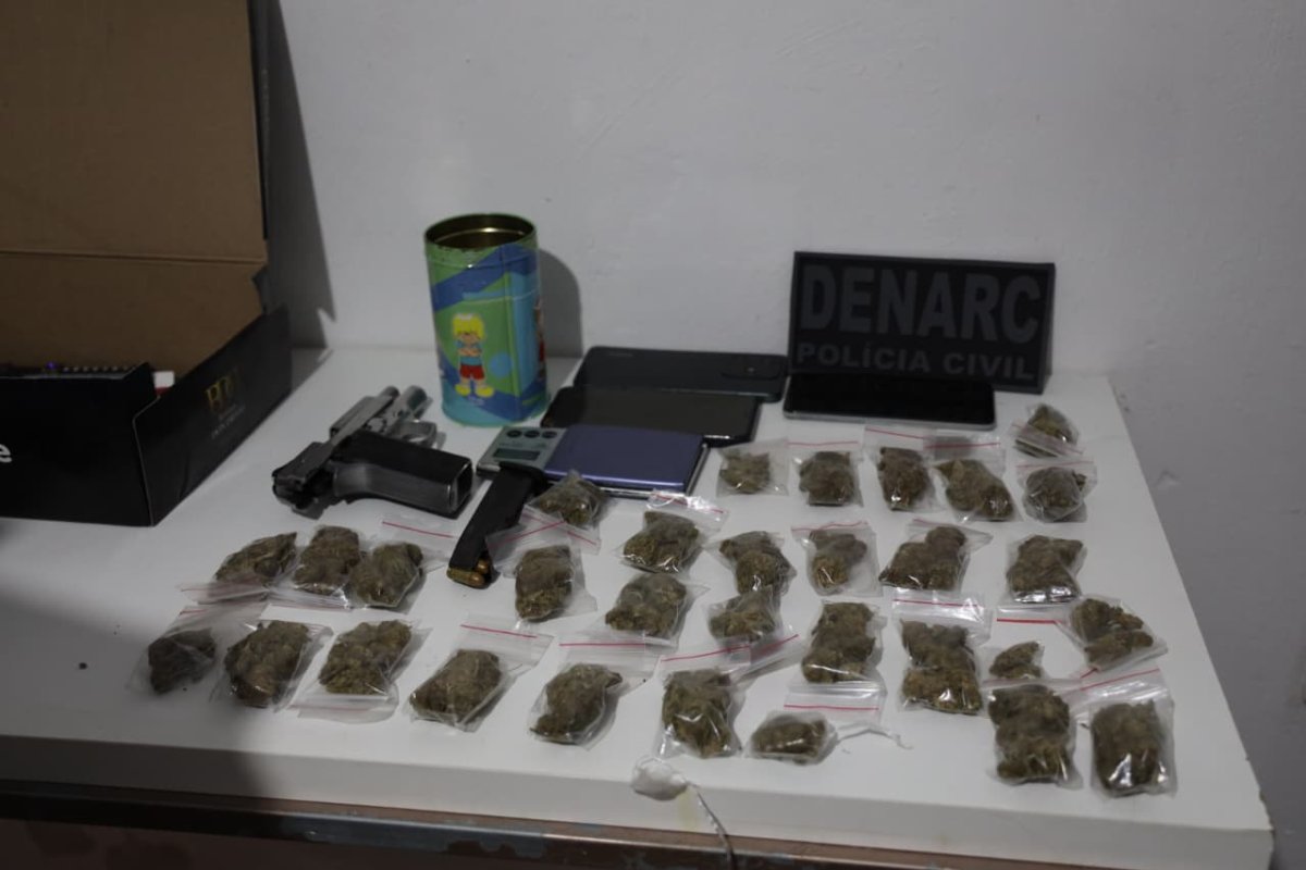 Operação Redenção prende casal por tráfico de drogas em Feira de Santana