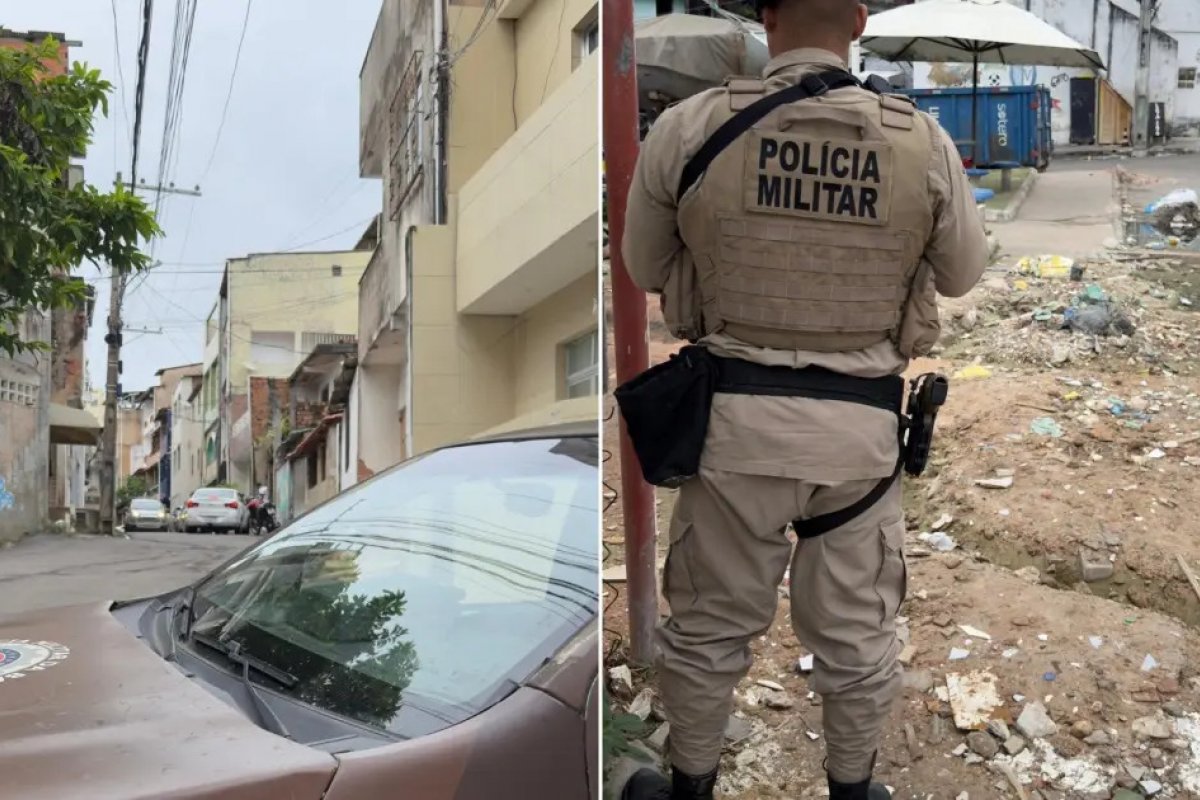 PM faz operação para reforçar policiamento no complexo do Nordeste de Amaralina, em Salvador