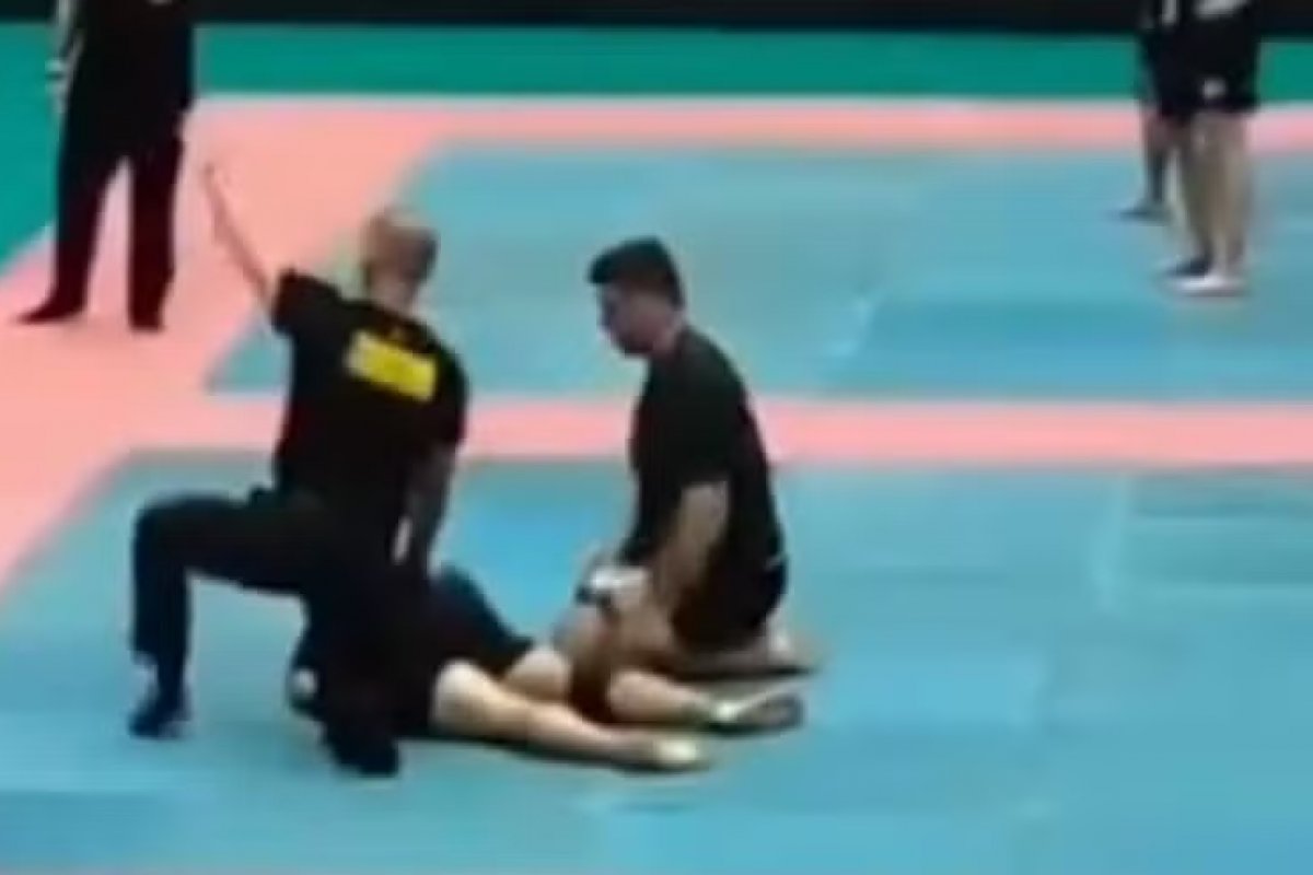 Vídeo: Atleta de jiu-jitsu perde movimentos depois de golpe ilegal em campeonato no Paraná