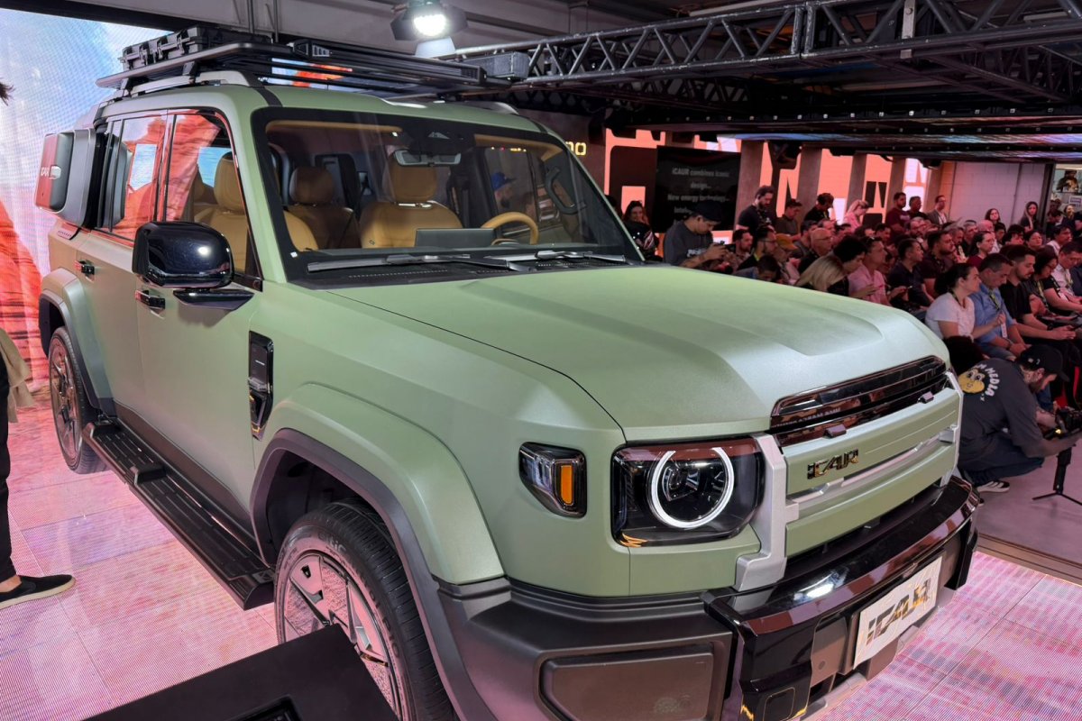 Marca da Chery, iCAUR chega em 2027 com SUV híbrido V27