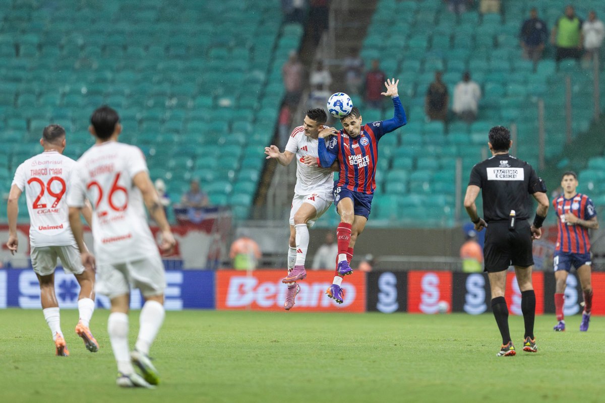Bahia busca manter bom momento diante do Internacional na Fonte Nova 