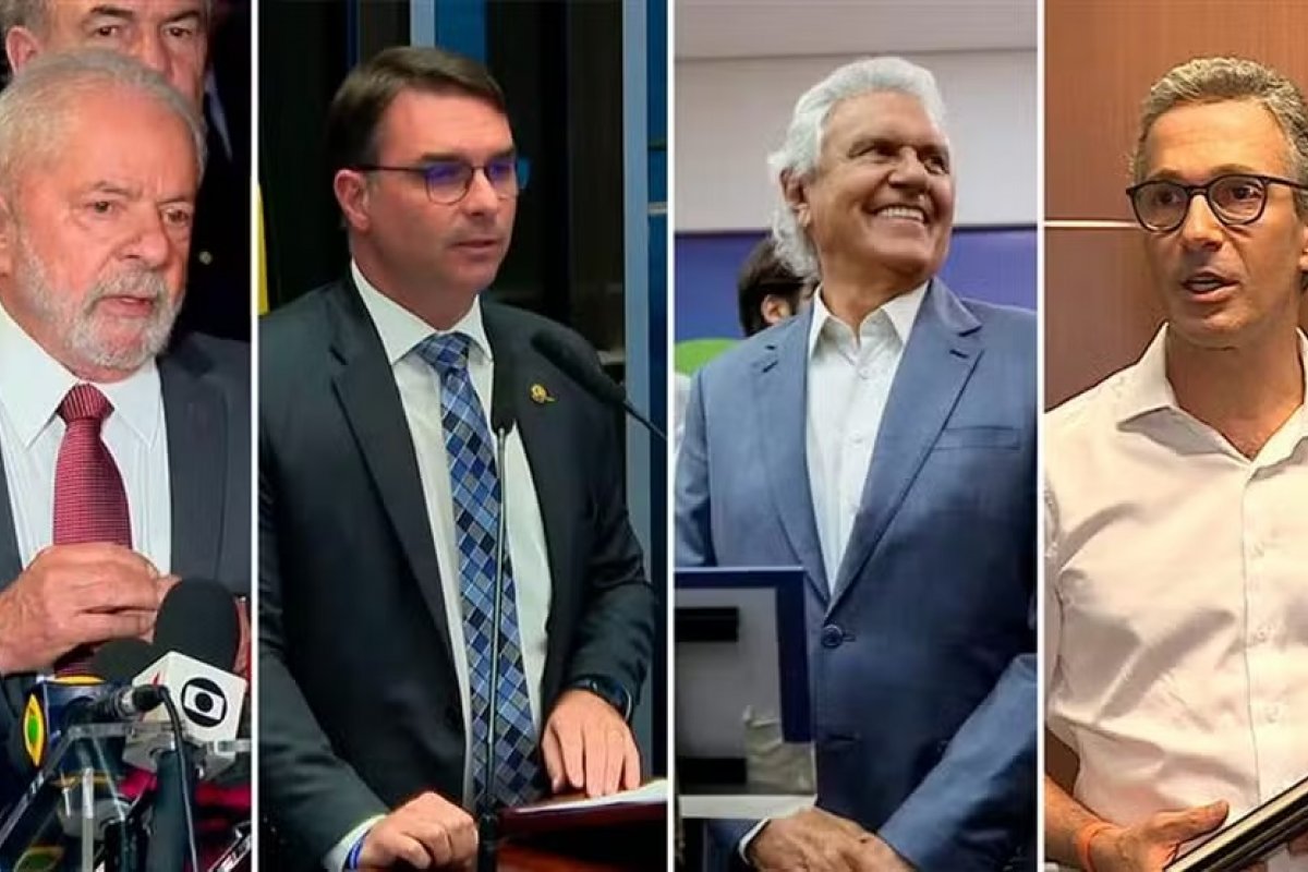 Campanha de Lula faz ofensiva no TSE contra Flávio Bolsonaro, Caiado e Zema por postagens e discursos