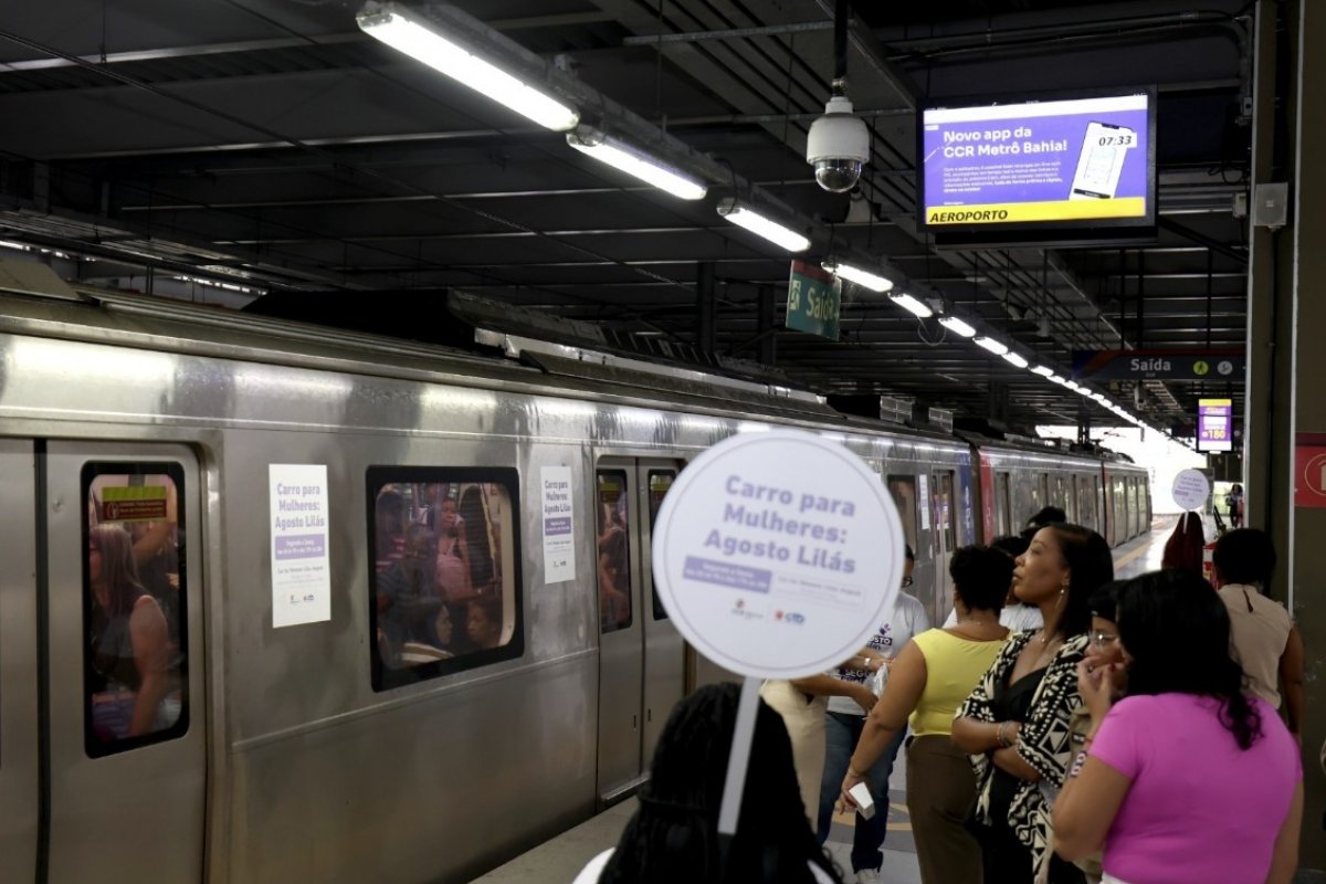 Metrô de Salvador manterá vagão feminino após Agosto Lilás