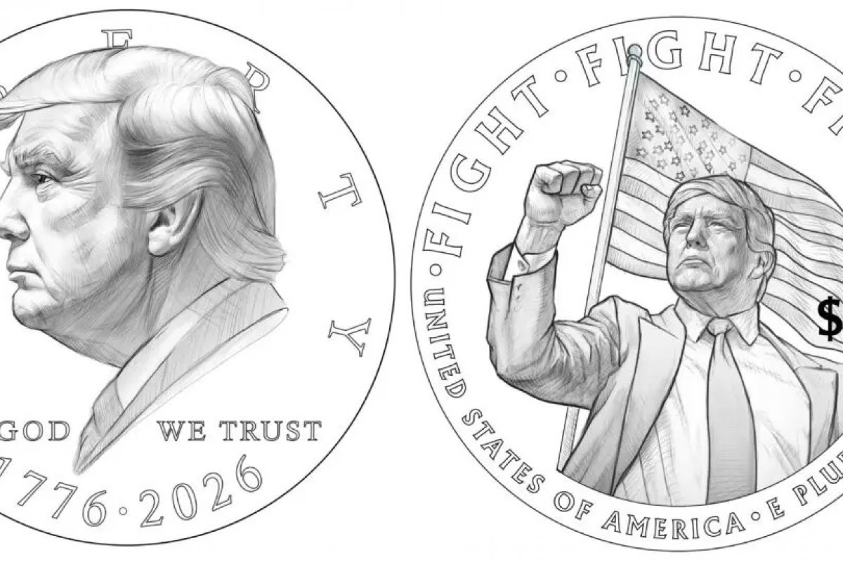 Trump ganha moeda de US$ 1 em homenagem aos 250 anos dos Estados Unidos; estoque acaba em 3 horas