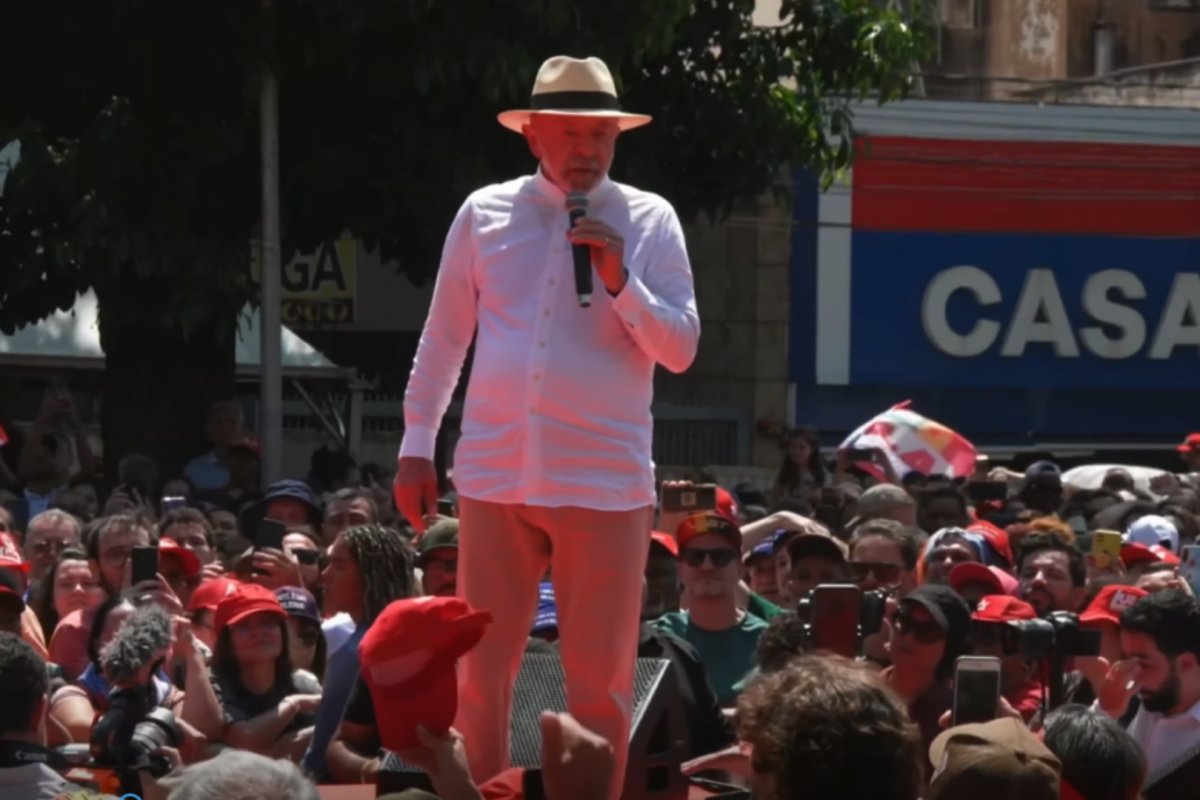 VÍDEO: Lula pede mobilização para vencer eleição no 1º turno: “A eleição começou agora”