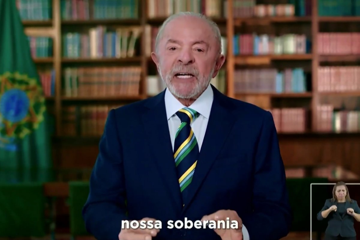 Vídeo: Lula defende soberania nacional em pronunciamento sobre o 7 de setembro na TV