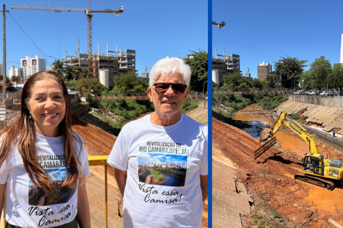 Vídeo: moradores cobram revitalização do Rio Camarajipe, que apresenta poluição e mau cheiro em Salvador 