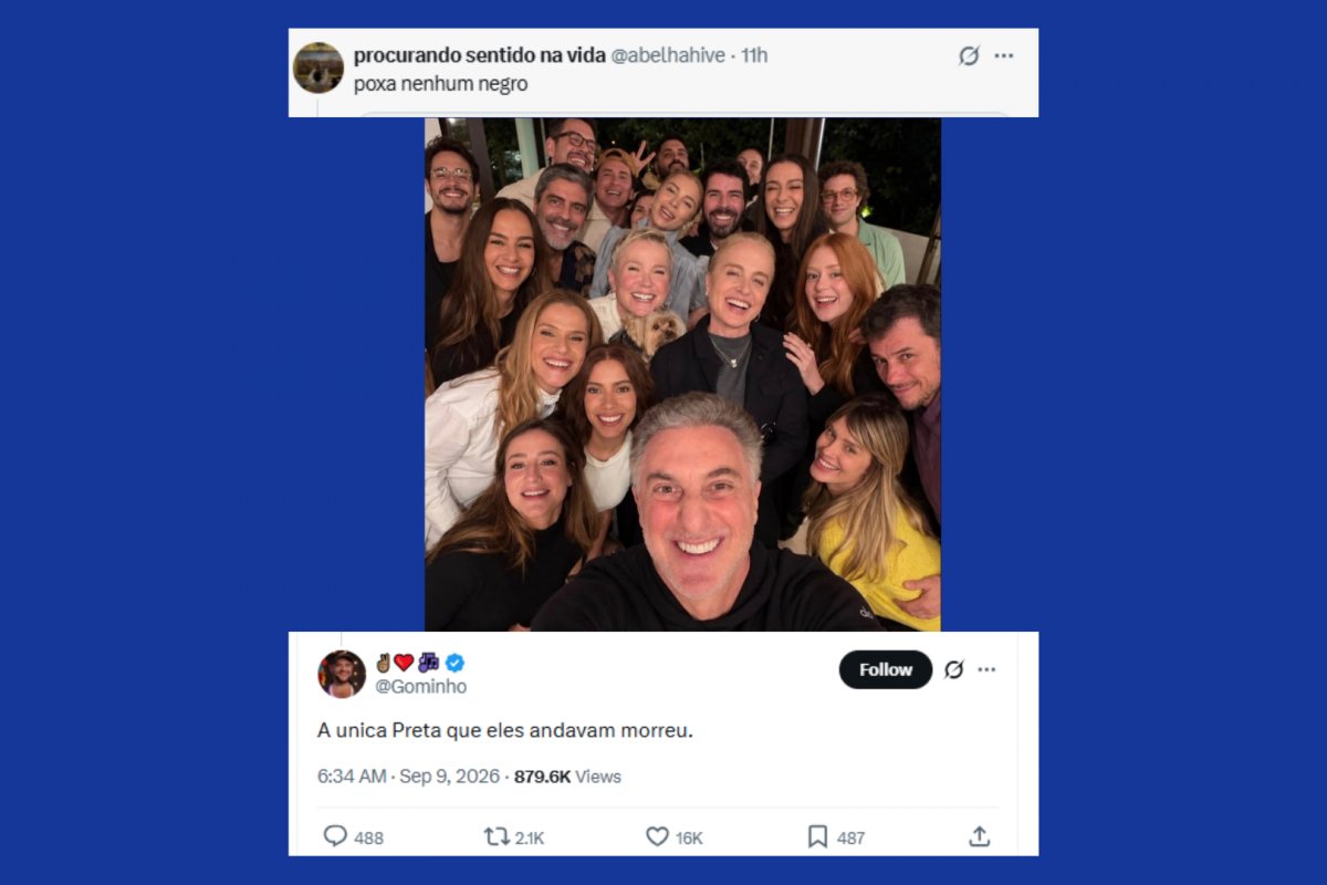"A única Preta que eles andavam morreu": comentário de Gominho em foto de Huck gera repercussão