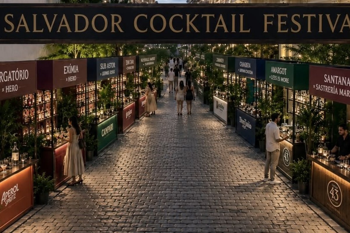 Capital baiana ganhará festival inédito de coquetelaria com bares do Brasil e do mundo! 