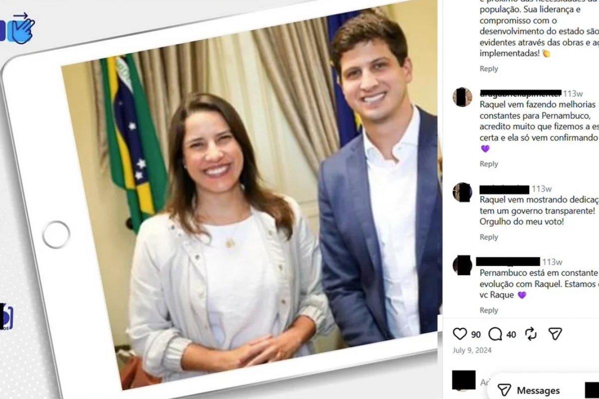 Advogada ligada a bet pagava R$ 75 por comentários a favor de Raquel Lyra nas redes sociais