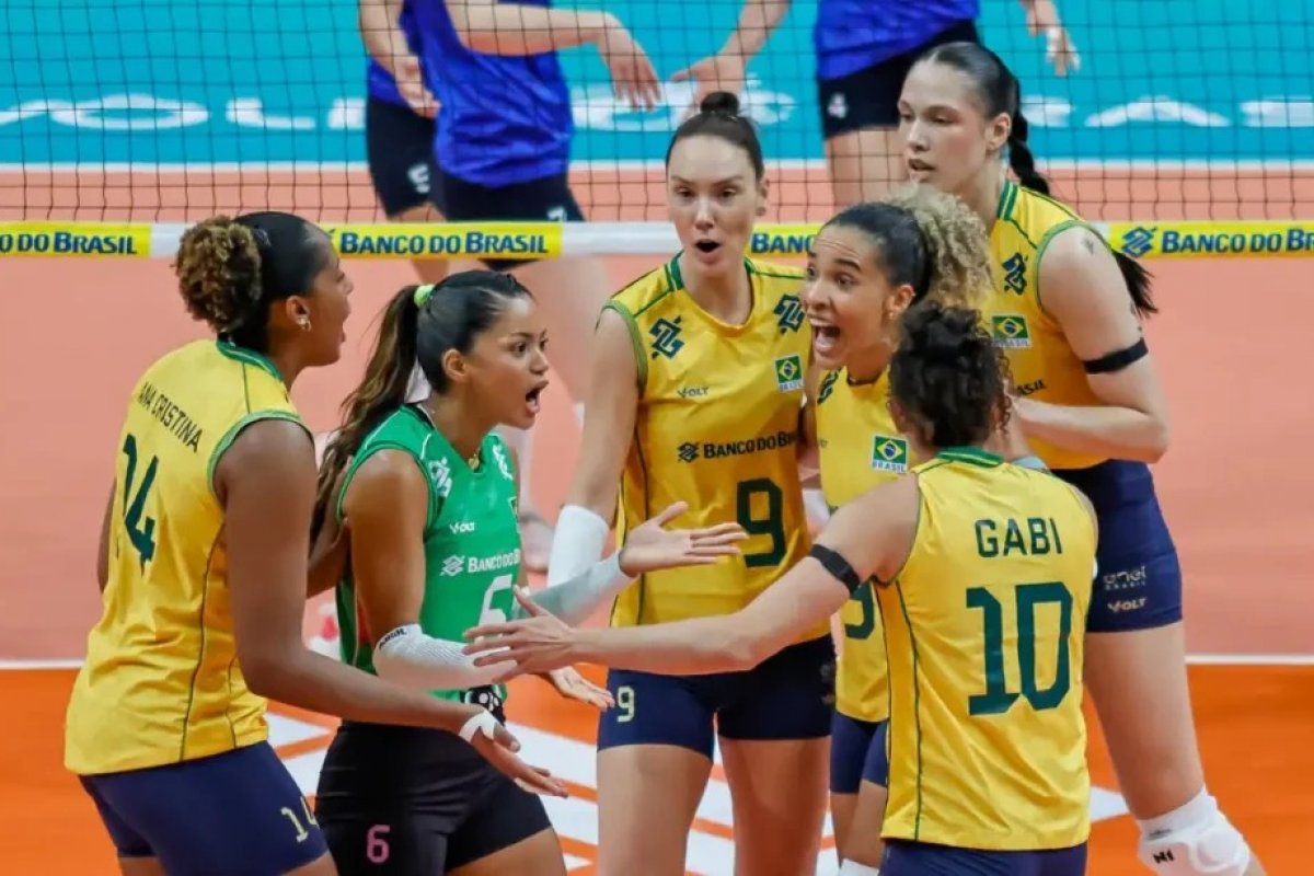 Vôlei feminino brasileiro garante vaga nas Olimpíadas de Los Angeles