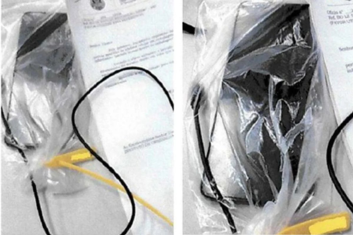 Dark Horse: eletrônicos recusados por perícia, por falha em lacre, tinham folga suficiente para caber um USB