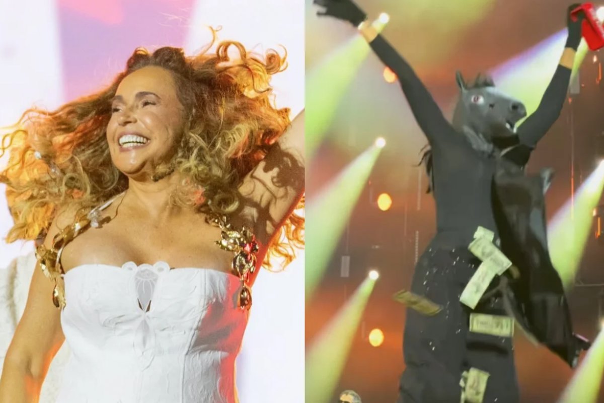 Vídeo: Daniela Mercury leva "cavalo preto" com dinheiro na calça para ironizar filme de Bolsonaro no Rock in Rio