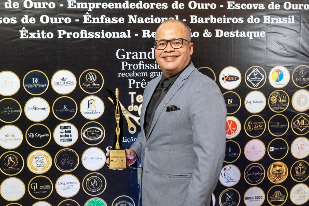 Robson Paranhos recebe prêmio Destaque Personalidade Beleza em São Paulo! 