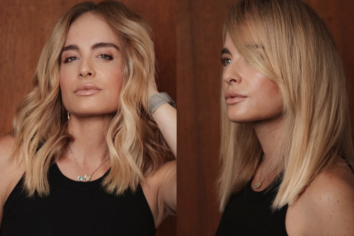 Angélica aposta no long bob e mostra como cortar o cabelo pode criar mais volume! 
