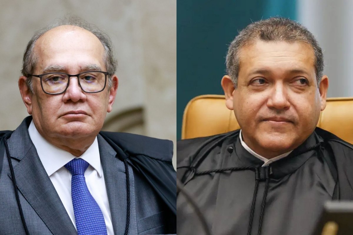 Ministros Gilmar Mendes e Nunes Marques se desentendem em troca de mensagens: "Me respeite Gilmar" 