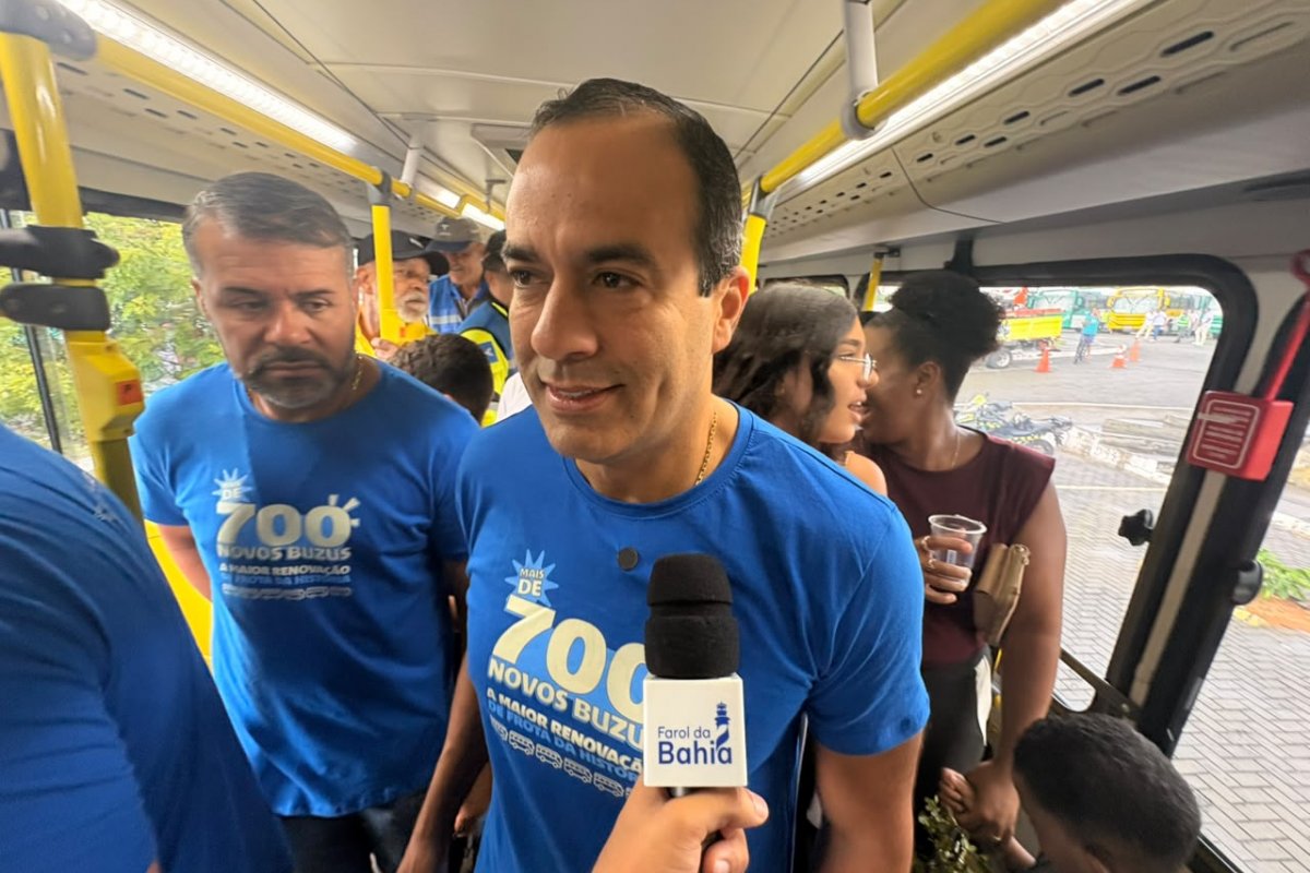 Vídeo: Bruno Reis diz que novos ônibus serão arrendados às empresas para 'evitar aumento da tarifa'