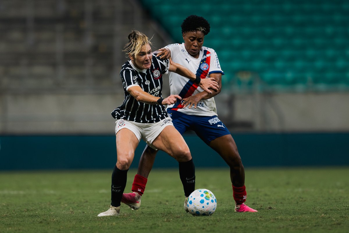 Bahia busca virada contra Corinthians para chegar à final do Brasileirão Feminino