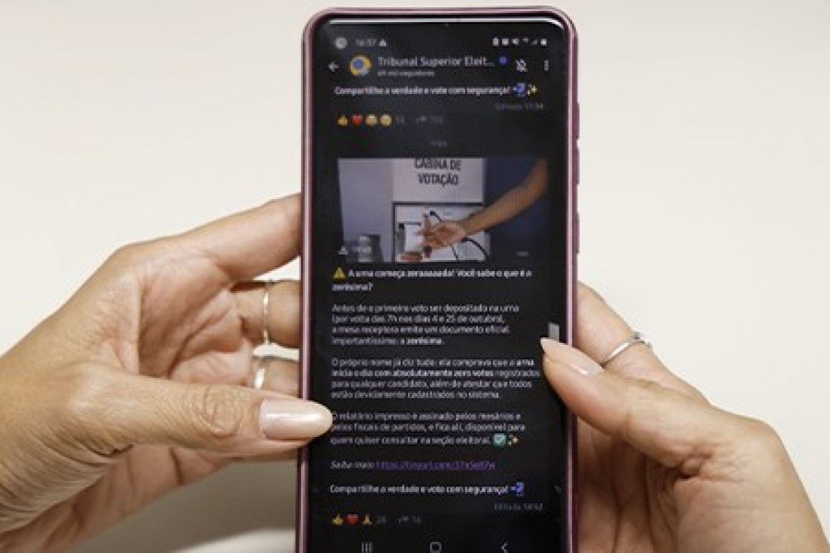 TSE orienta eleitores sobre desinformação por meio de canal no WhatsApp; saiba mais