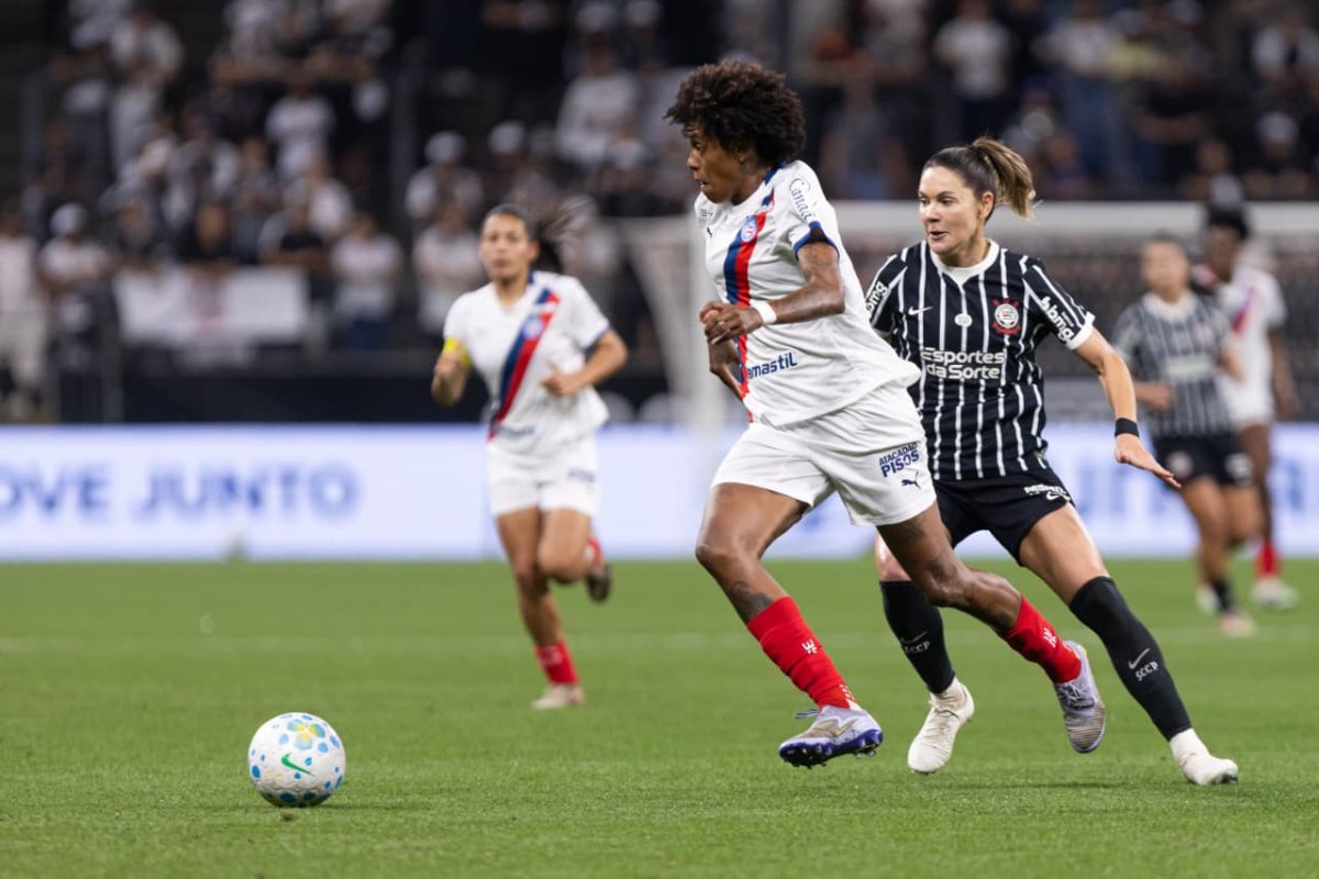 Bahia perde para Corinthians e fica fora da final do Brasileirão Feminino 
