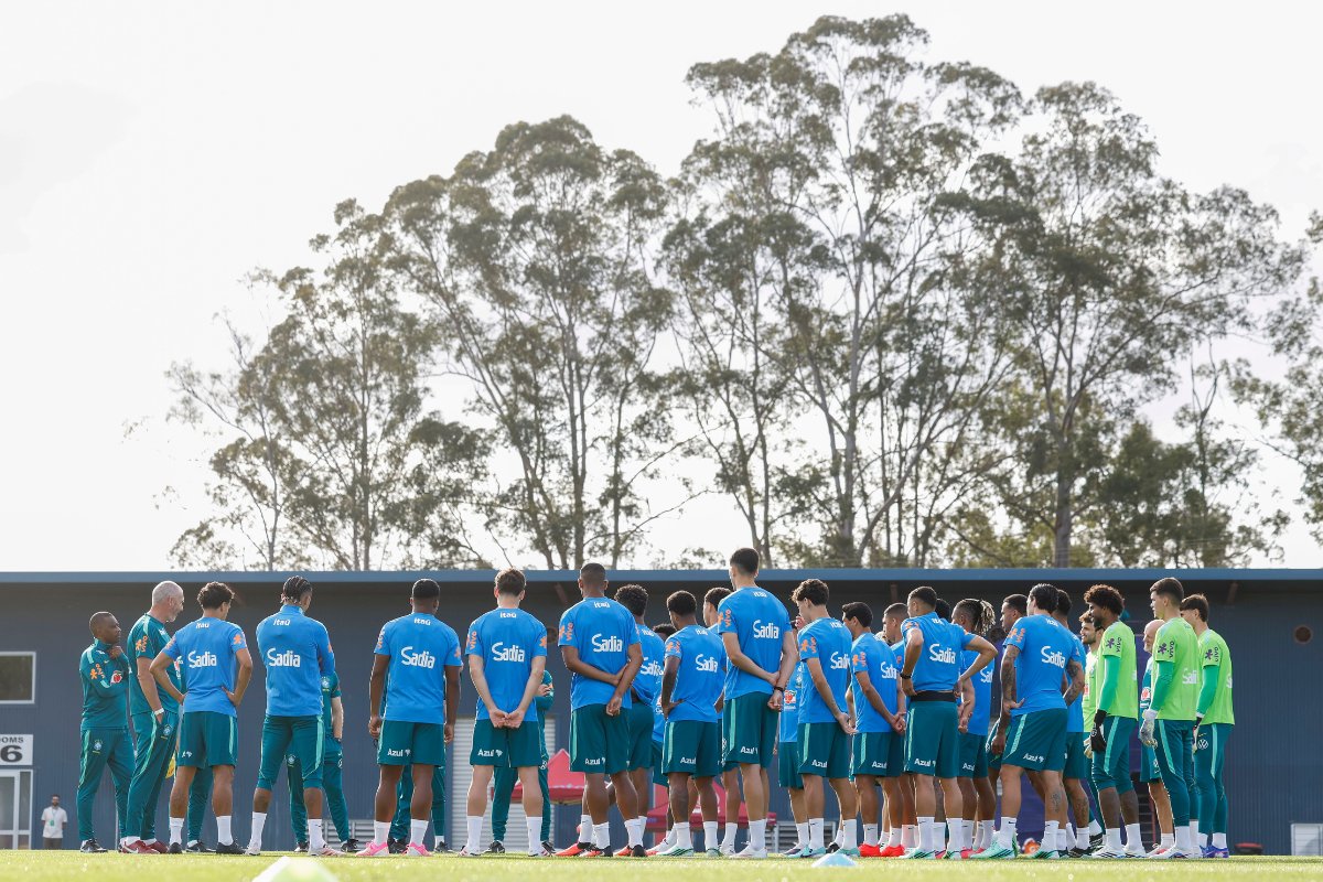 Seleção realiza primeiro treino com grupo completo na Data Fifa