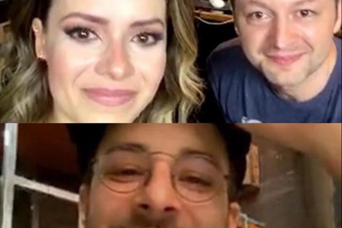 "Estou com saudade. Isso vai passar", disse Sandy em live com Júnior