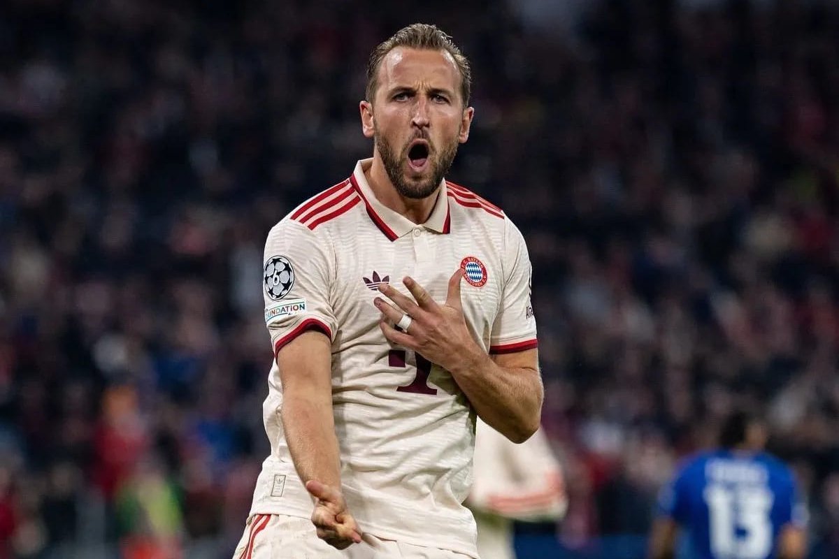 Harry Kane revela desejo de jogar na NFL após aposentadoria no futebol