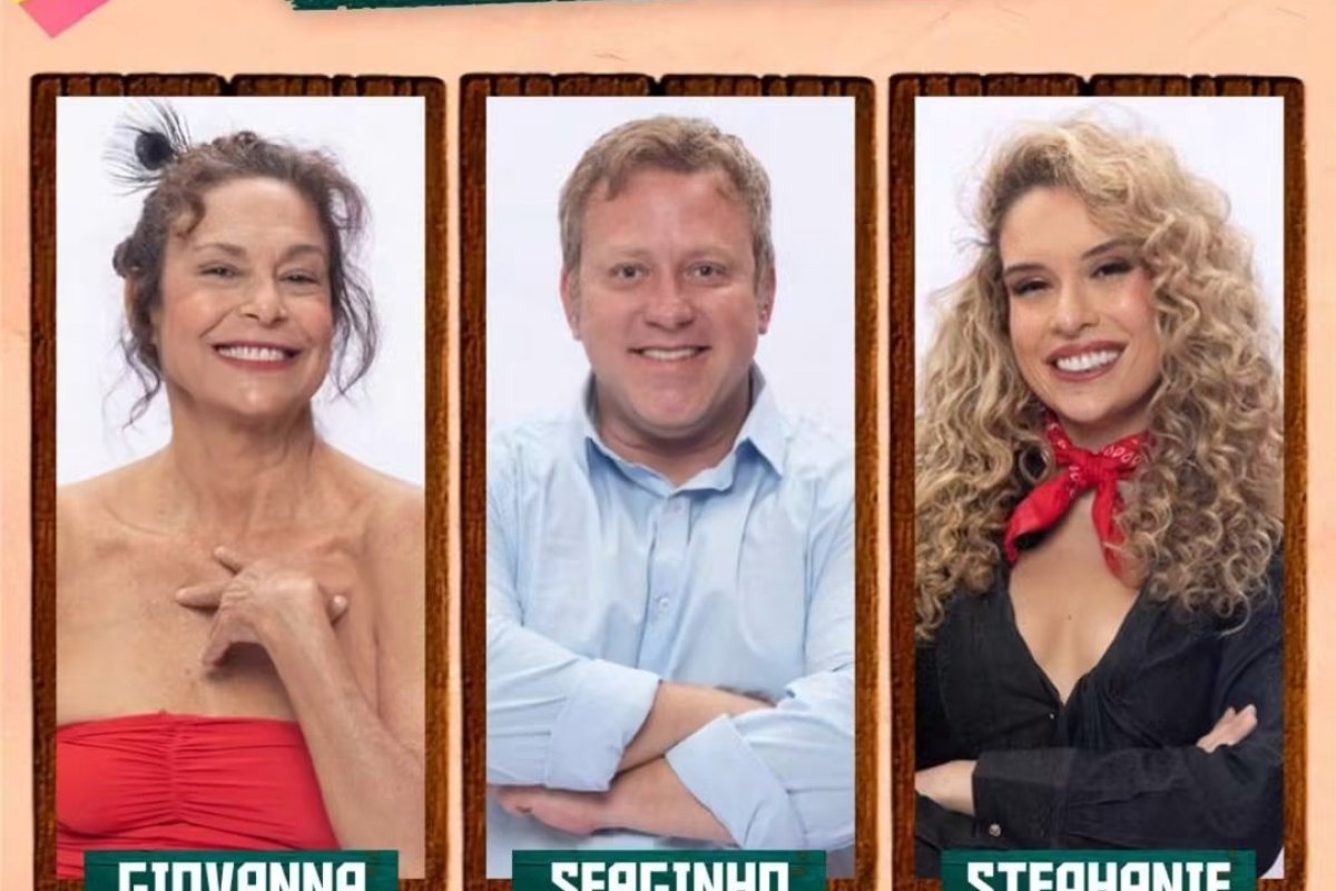 A Fazenda 18: Giovanna, Serginho Hondjakoff e Stephanie estão na 1ª roça! 