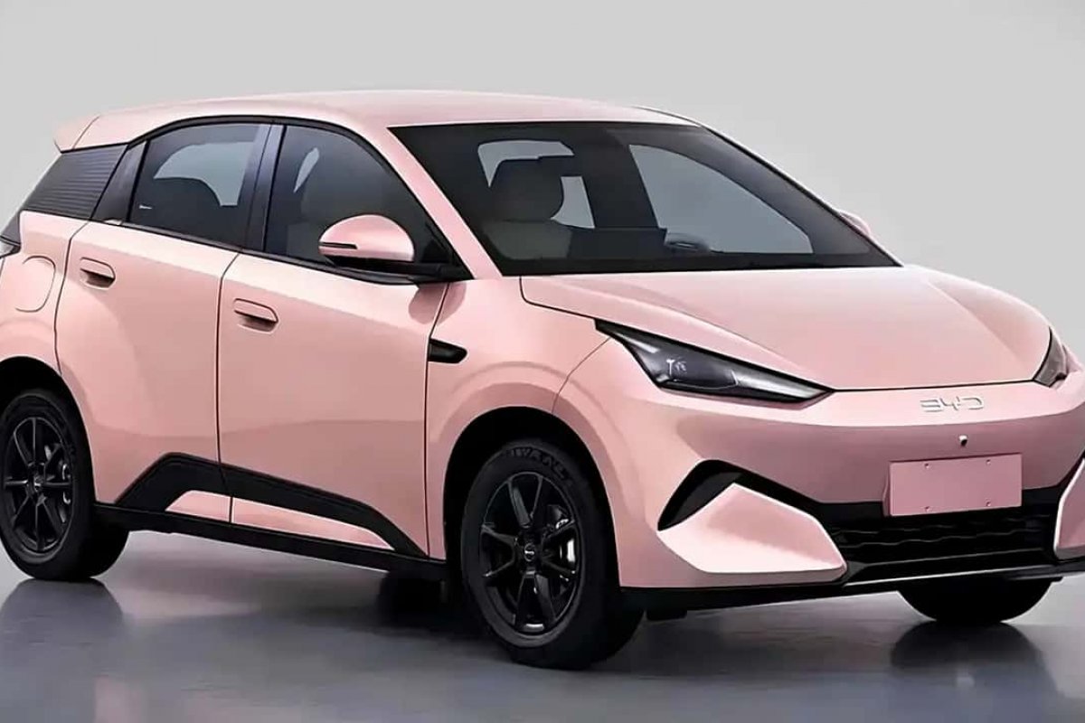 BYD Dolphin Mini tem painel e interior revelados