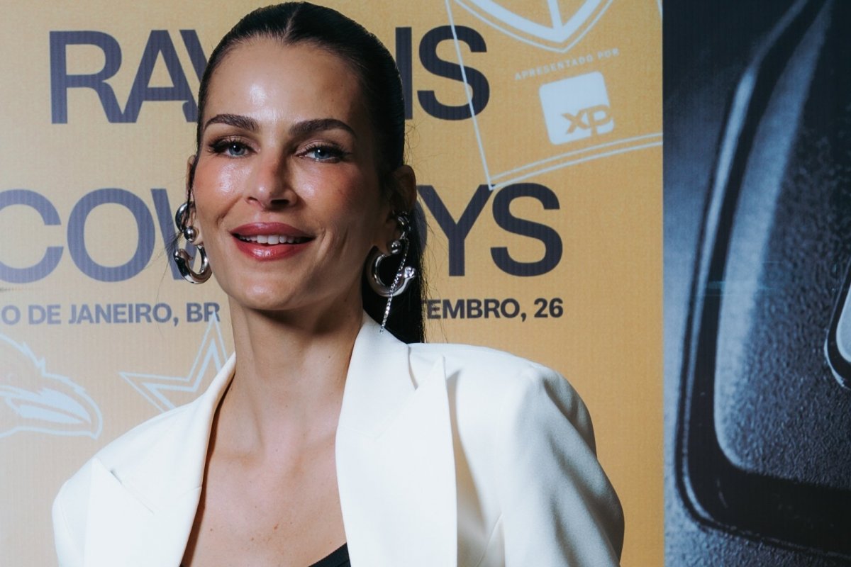 Fernanda Motta prestigia primeiro jogo da NFL no Maracanã a convite da XP!