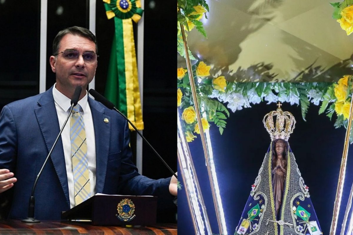 Flávio Bolsonaro participa de podcast católico após polêmica com Nossa Senhora