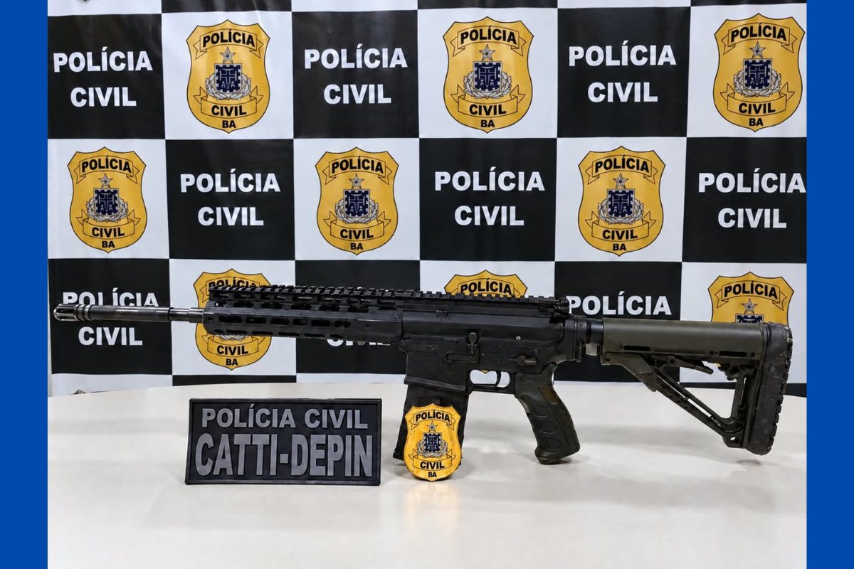 Fuzil é apreendido durante Operação Quatro Torres em Ilhéus