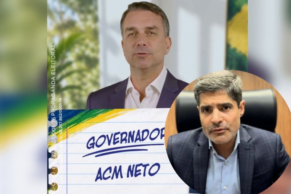 ACM Neto bolsonarista? Após repudiar vínculo, Neto ganha video de apoio gravado por Flávio Bolsonaro