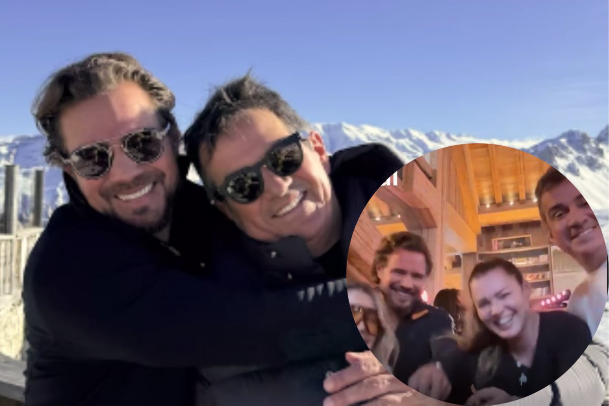 VÍDEO: Novas imagens mostram Vorcaro e Ciro Nogueira curtindo nos Alpes franceses