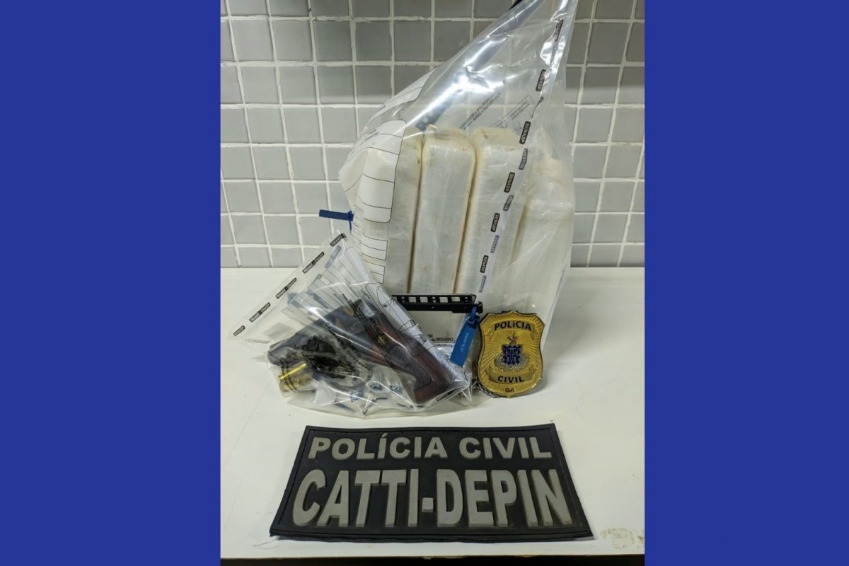 Suspeito de participação em duplo homicídio é preso em flagrante no interior da Bahia 
