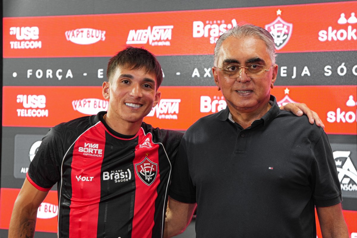 Apresentado no Vitória, Nacho demonstra confiança na fuga do rebaixamento e se coloca à disposição para duelo contra Chape