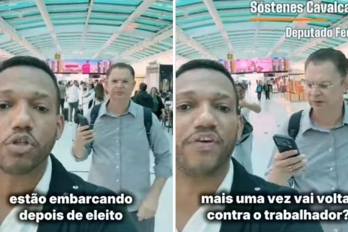 Vídeo: Rick Azevedo confronta líder do PL sobre escala 6x1 em aeroporto