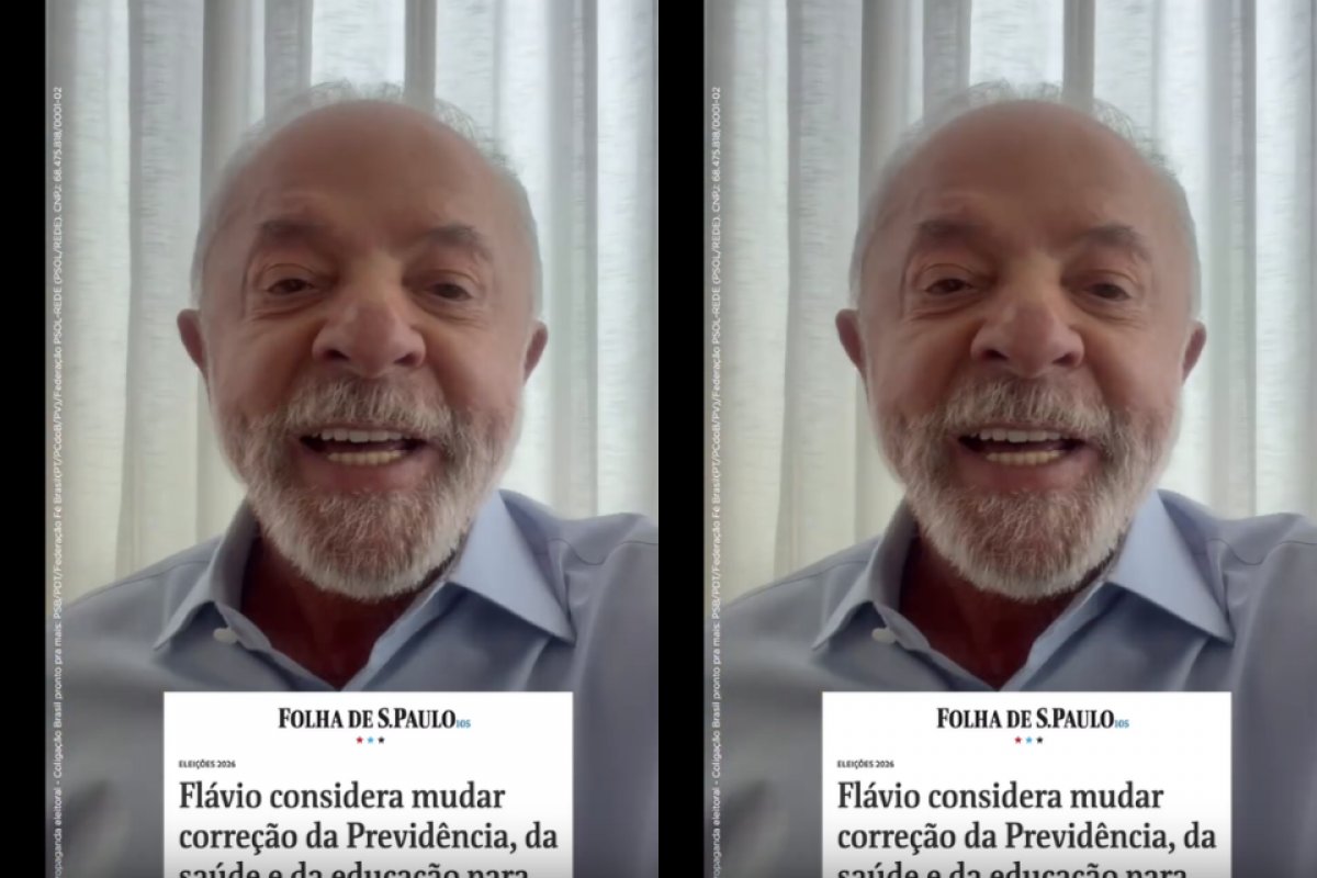 Vídeo: Lula critica plano de Flávio Bolsonaro para cortar gastos: 'vão cortar o Pé-de-Meia, Farmácia Popular'